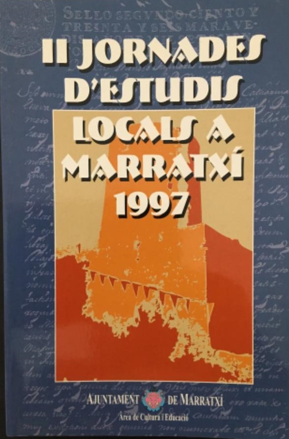Imagen de portada del libro II Jornades d'Estudis Locals a Marratxí