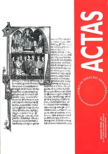 Imagen de portada del libro Actas de los Vigesimoprimeros Encuentros del Foro de Derecho Aragonés