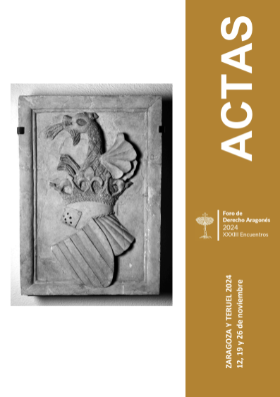 Imagen de portada del libro Actas de los trigésimos terceros encuentros del Foro de Derecho Aragonés