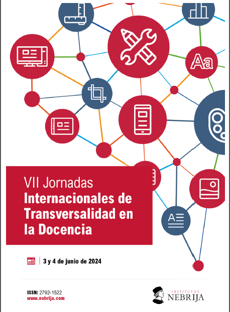 Imagen de portada del libro Actas de las VII Jornadas Internacionales Nebrija de Transversalidad en la Docencia