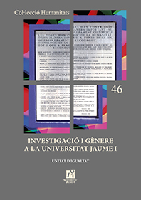 Imagen de portada del libro Investigació i gènere a la Universitat Jaume I