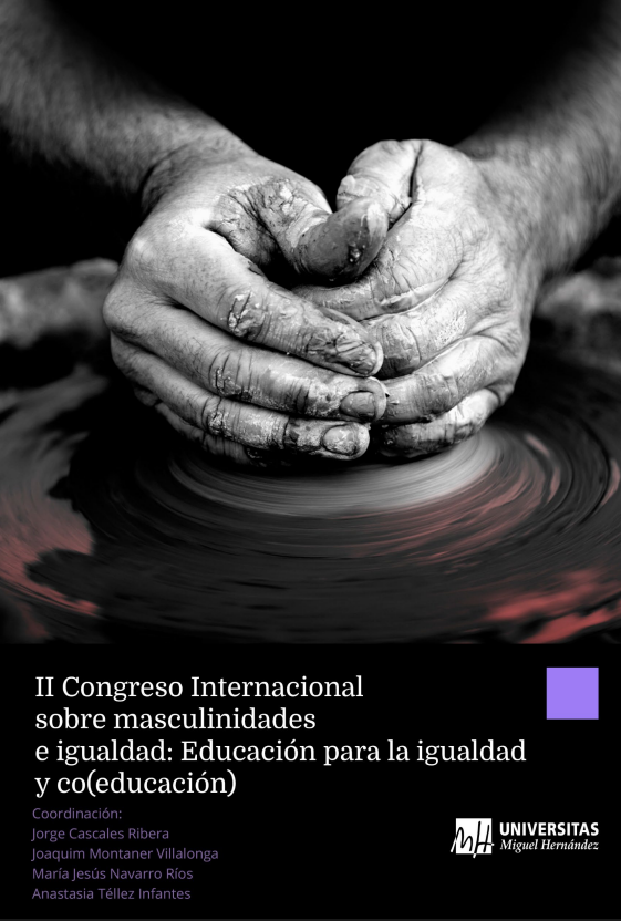 Imagen de portada del libro II congreso internacional sobre masculinidades e igualdad