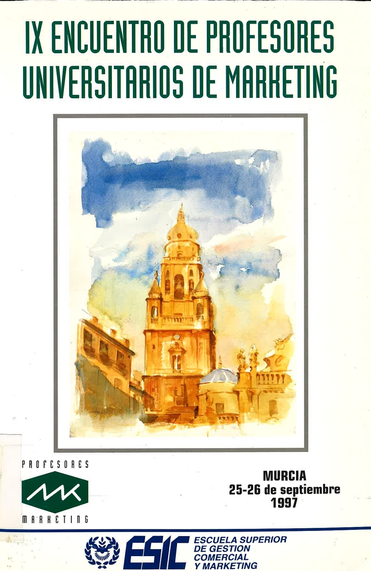 Imagen de portada del libro IX Encuentro de Profesores Universitarios de Marketing