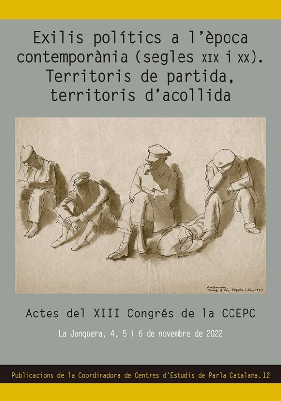 Imagen de portada del libro Exilis polítics a l'època contemporània (segles XIX i XX). Territoris de partida, territoris d'acollida
