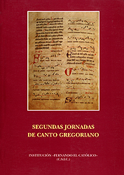 Imagen de portada del libro Segundas Jornadas de Canto Gregoriano