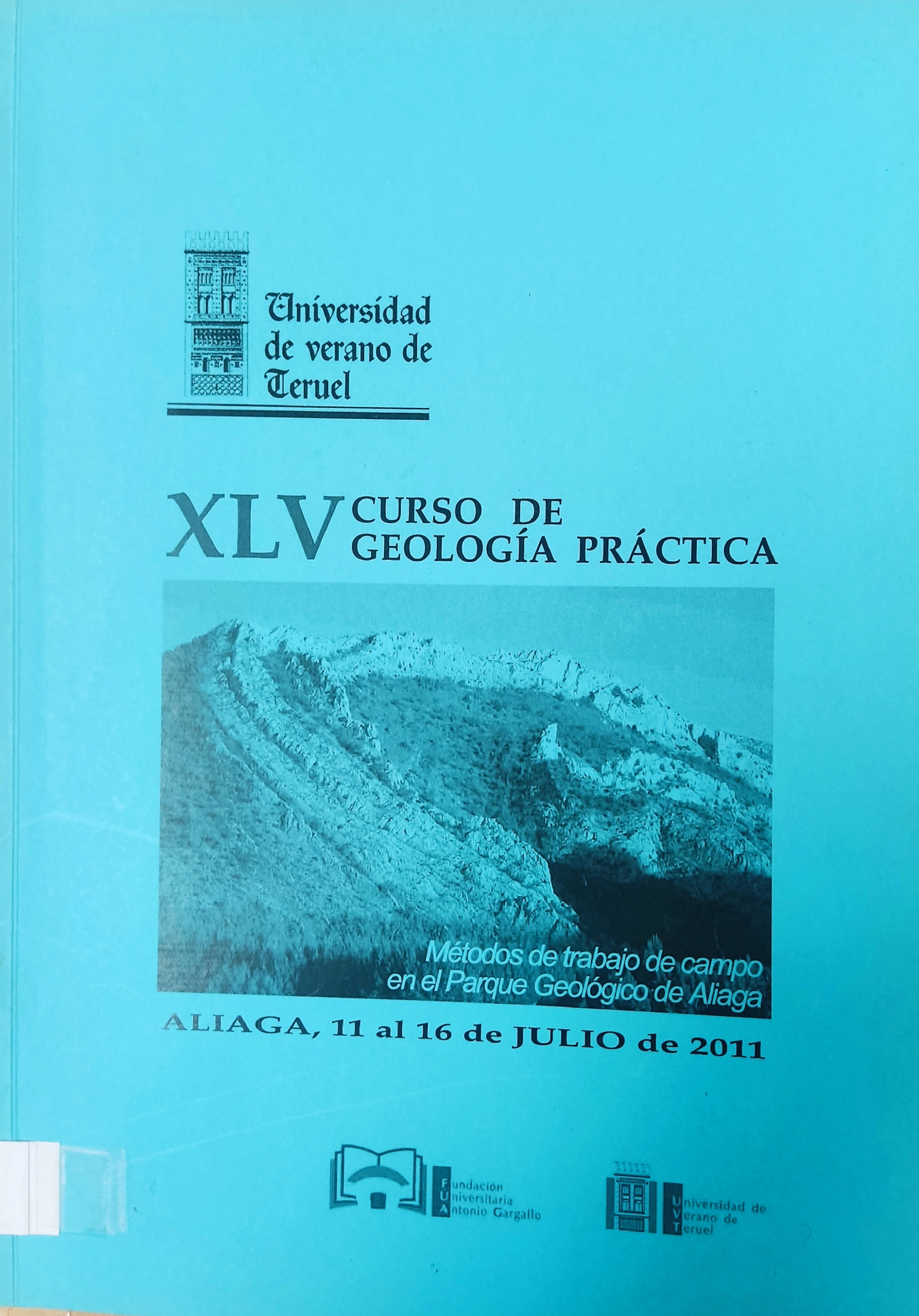 Imagen de portada del libro XLV Curso de geología práctica
