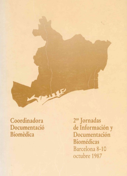 Imagen de portada del libro Ponencias. 2as. Jornadas de Información y Documentación Biomédica