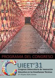 Imagen de portada del libro XXXI Congreso Universitario de Innovación Educativa en las Enseñanzas Técnicas, Girona 17-19 julio 2024
