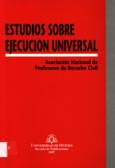 Imagen de portada del libro Estudios sobre ejecución universal