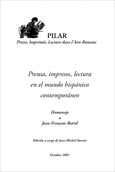 Imagen de portada del libro Prensa, impresos, lectura en el mundo hispánico contemporáneo : homenaje a Jean-François Botrel