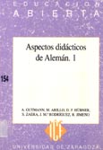 Imagen de portada del libro Aspectos didácticos de alemán, 1