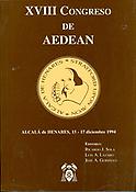 Imagen de portada del libro XVIII Congreso de AEDEAN