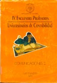 Imagen de portada del libro Encuentro Profesores Universitarios de Contabilidad