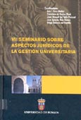 Imagen de portada del libro VII Seminario sobre Aspectos Jurídicos de la Gestión Universitaria