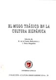 Imagen de portada del libro El modo trágico en la cultura hispánica