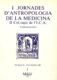 Imagen de portada del libro I Jornades d'Antropologia de la Medicina. Comunicacions