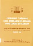 Imagen de portada del libro Problemas y métodos en la enseñanza del español como lengua extranjera
