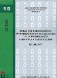 Imagen de portada del libro Actas del I Seminario de Investigación en Tecnologías de la Información