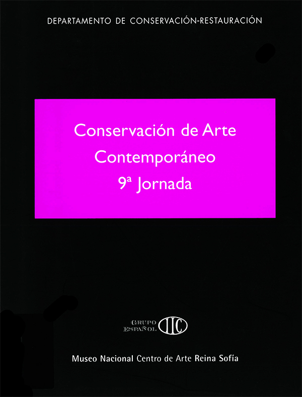 Imagen de portada del libro Conservación de arte contemporáneo