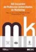 Imagen de portada del libro XIX Encuentro de profesores universitarios de marketing [Recurso electrónico]