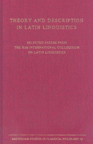 Imagen de portada del libro Theory and Description in Latin Linguistics
