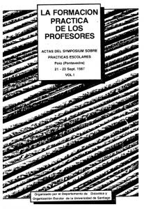Imagen de portada del libro La formación práctica de los profesores