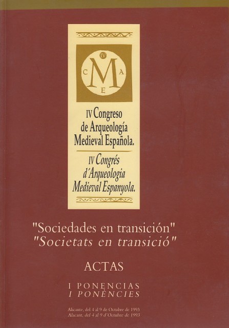 Imagen de portada del libro IV Congreso de Arqueología Medieval Española. Sociedades en transición