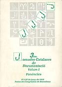 Imagen de portada del libro Jornades catalanes de documentació