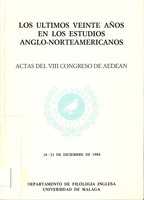 Imagen de portada del libro Los últimos veinte años en los estudios anglo-norteamericanos