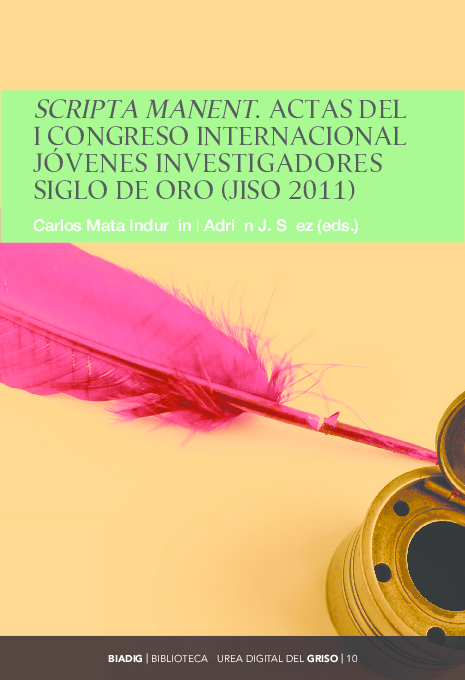 Imagen de portada del libro "Scripta manent"