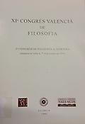 Imagen de portada del libro XIè Congrés Valencià de Filosofia