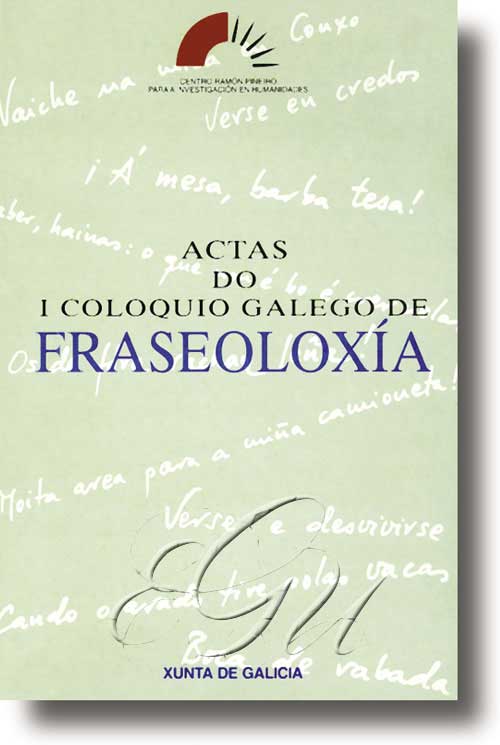 Imagen de portada del libro I Coloquio Galego de Fraseoloxía