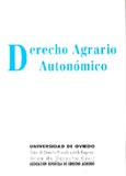 Imagen de portada del libro Derecho agrario autonómico
