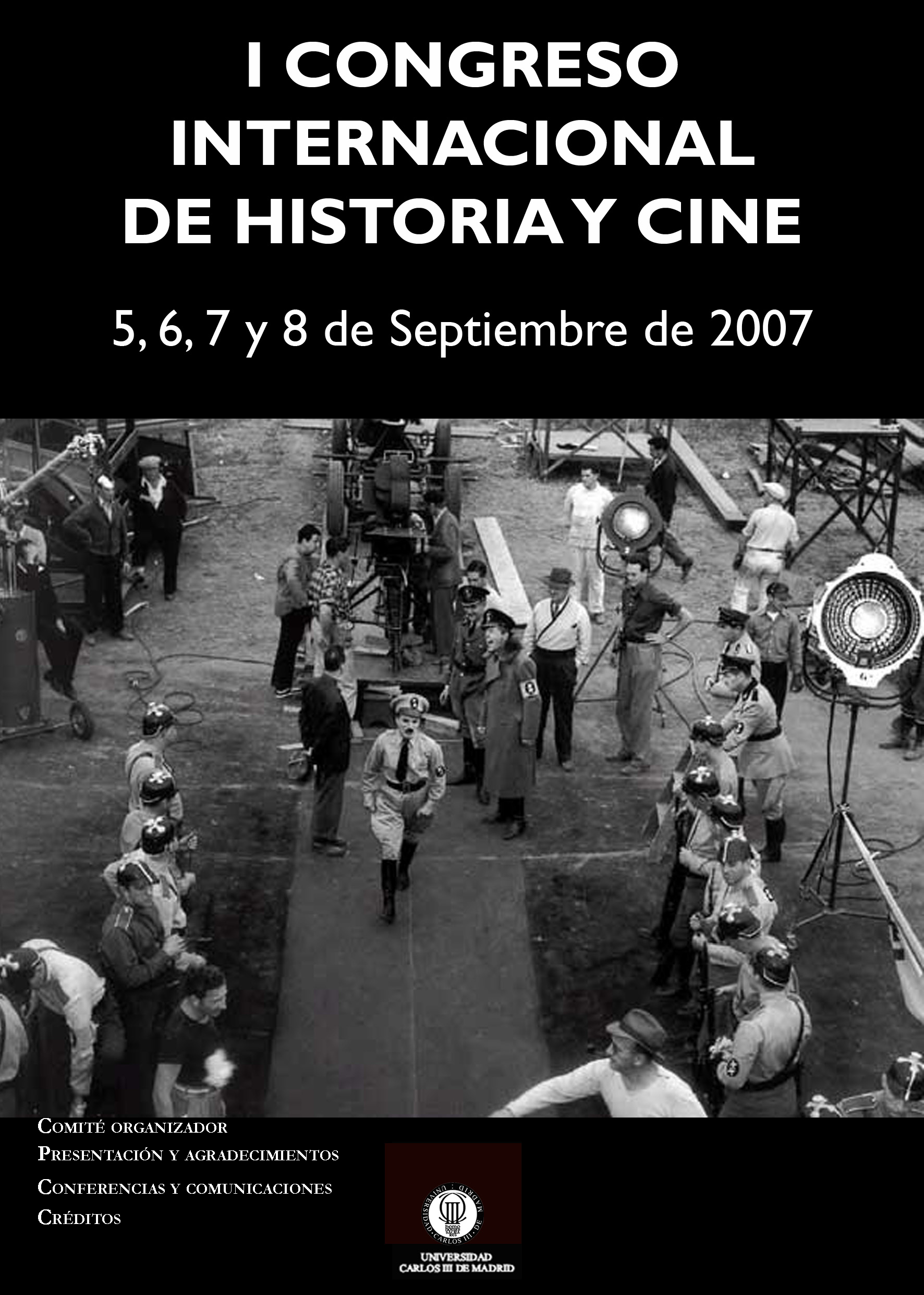 Imagen de portada del libro I Congreso Internacional de Historia y Cine