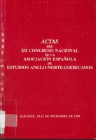 Imagen de portada del libro Actas del XII Congreso Nacional de la Asociación Española de Estudios Anglo-norteamericanos