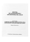 Imagen de portada del libro Control de la degradación y uso sostenible del suelo