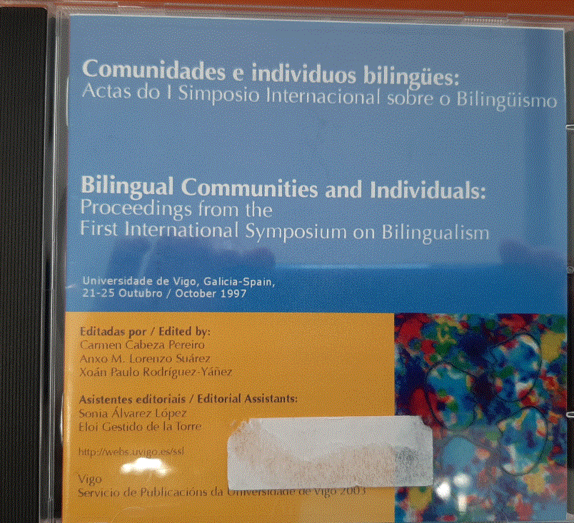 Imagen de portada del libro Comunidades e individuos bilingües