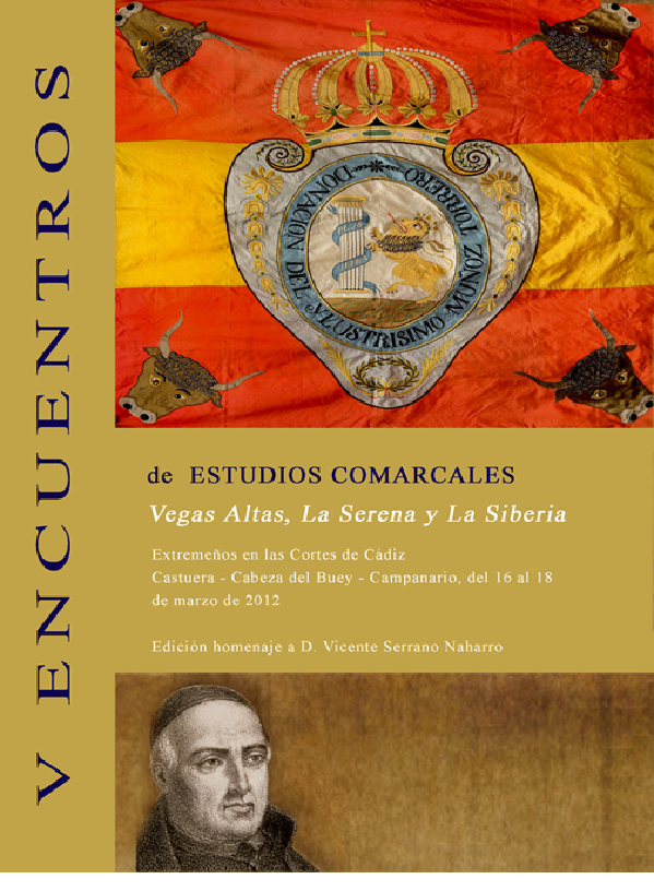 Imagen de portada del libro V Encuentros de Estudios Comarcales Vegas Altas, La Serena y La Siberia