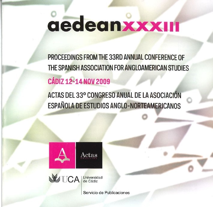 Imagen de portada del libro Actas del XXXIII Congreso Anual de la Asociación Española de Estudios Anglonorteamericanos