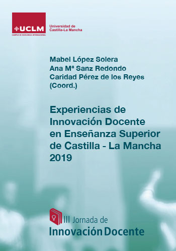 Imagen de portada del libro Experiencias de Innovación docente en Enseñanza Superior en Castilla-La Mancha 2019