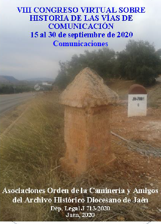 Imagen de portada del libro VIII Congreso virtual sobre Historia de las Vías de Comunicación (15 al 30 de septiembre de 2020)