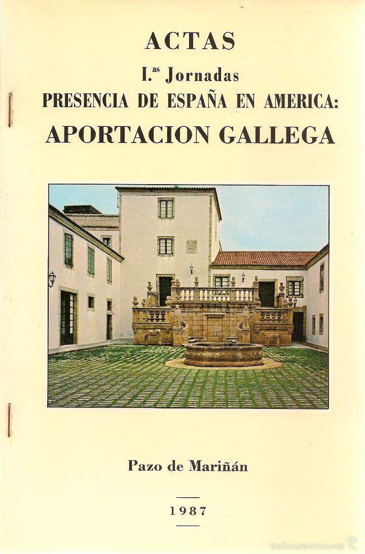 Imagen de portada del libro Actas: 1ª Jornadas Presencia de España en América