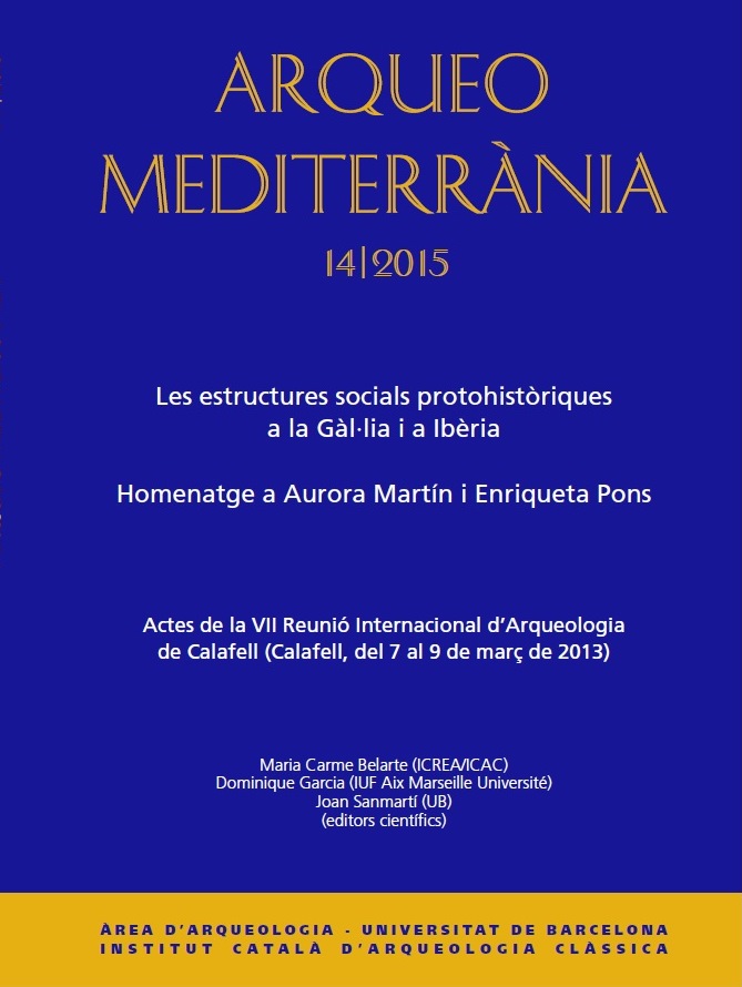 Imagen de portada del libro Les estructures socials protohistòriques a la Gàl·lia i a Ibèria