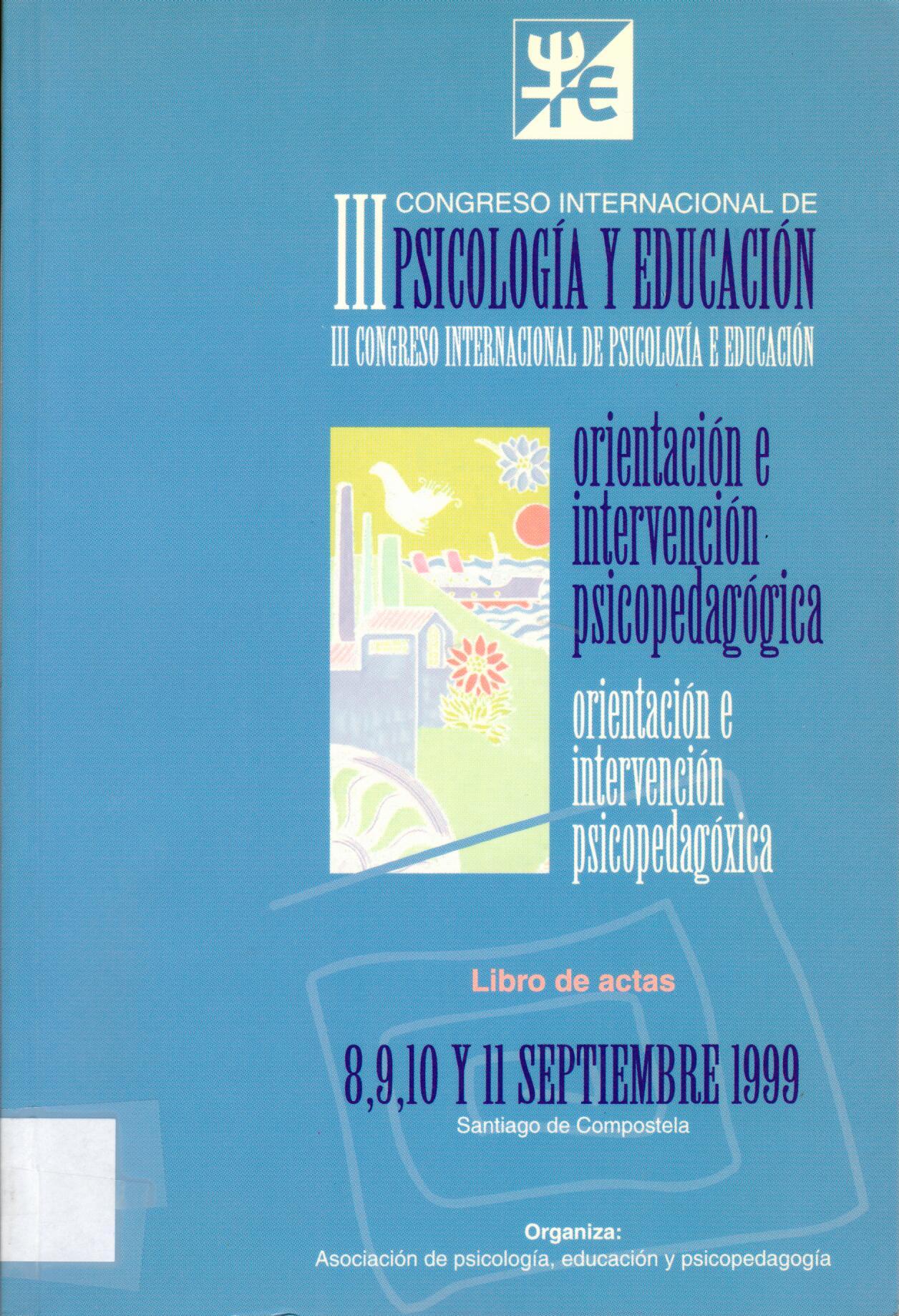 Imagen de portada del libro Orientación e intervención psicopedagógica
