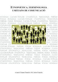 Imagen de portada del libro Etnopoètica, terminologia i mitjans de comunicació