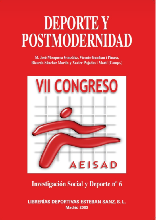 Imagen de portada del libro Deporte y postmodernidad