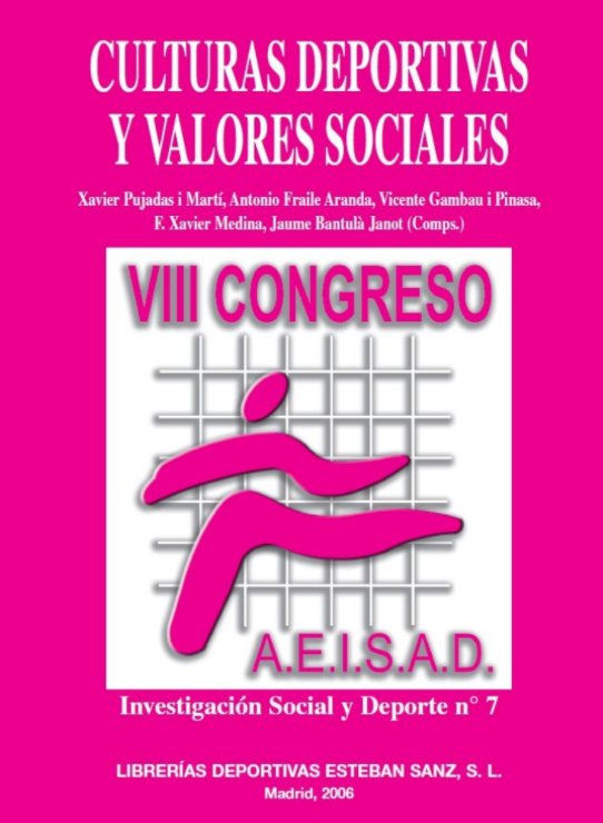 Imagen de portada del libro Culturas deportivas y valores sociales