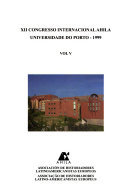 Imagen de portada del libro Actas do XII Congresso Internacional de AHILA