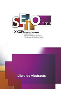 Imagen de portada del libro XXXIV Congreso Nacional de Estadística e Investigación Operativa, VIII Jornadas de Estadística Pública