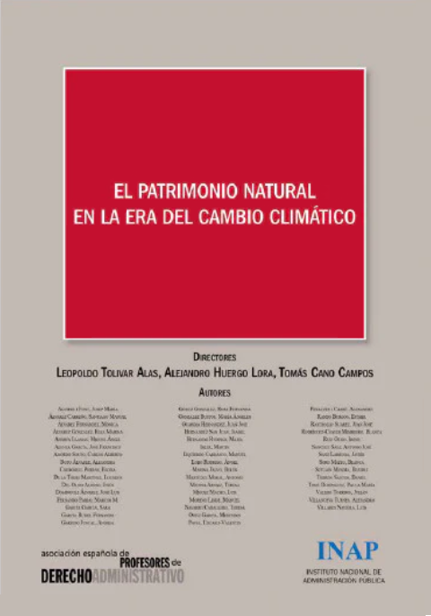 Imagen de portada del libro El patrimonio natural en la era del cambio climático